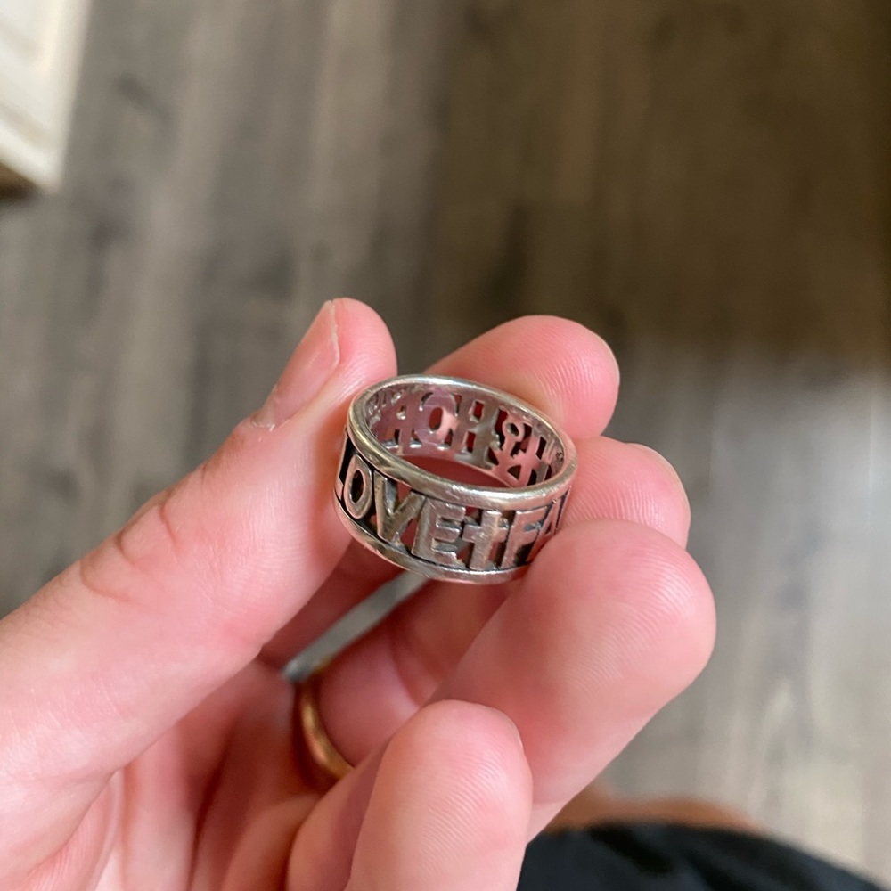 James Avery Fath Hope Love ring